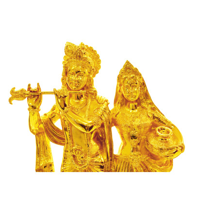 Buy Radha Krishna Gold Plated Idol Online Kollam Supreme