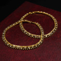 Beautiful Gold Plated Stone Anklets