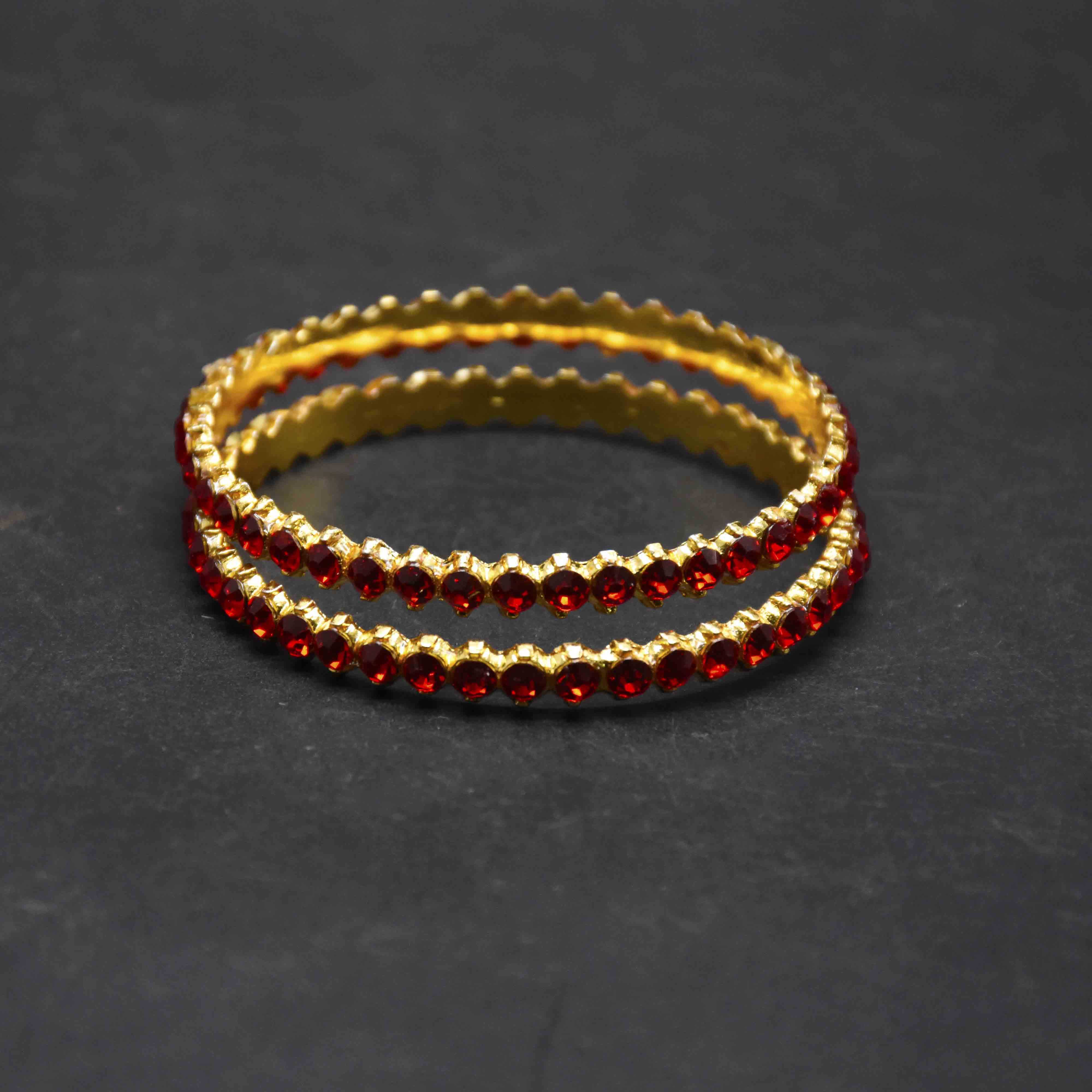 Traditional hot sale stone bangles