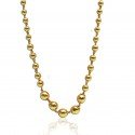 Gold Plated Ball Chain Necklace
