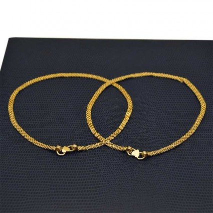 Gold plated Uruvashi Anklets