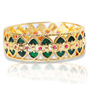 Traditional Broad Green Palakka Bangle