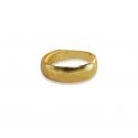 Micro Gold plated Designer Plain Finger Ring