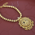 Traditional Cz's Lakshmi Ball Chain Necklace