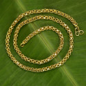 Designer Gold Plated Medium Zello Chain