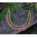 Keralal Traditional Red Nagapadam Chocker