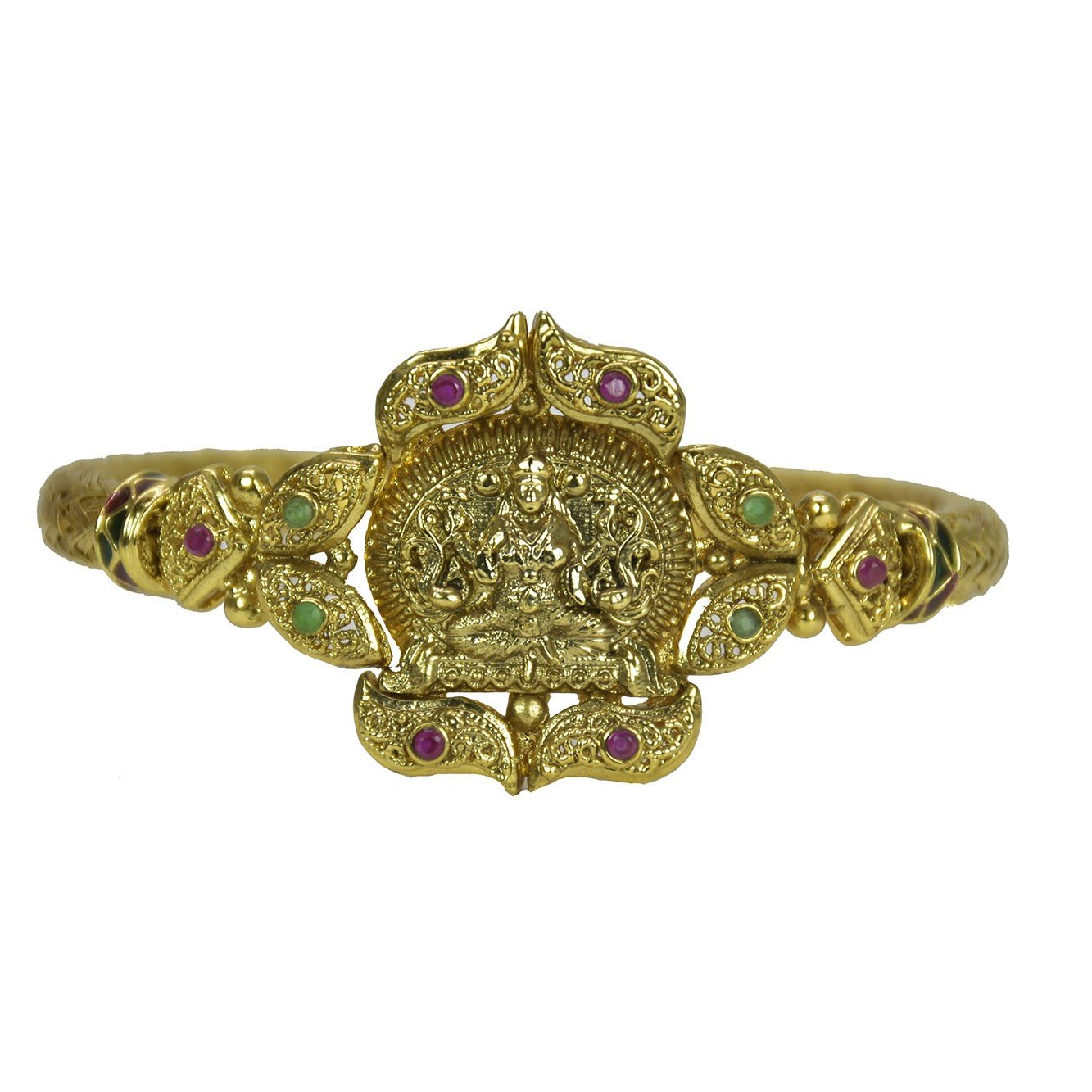 Buy CURIO COTTAGE Gold Plated Temple Divine Laxmi Ring - Ring for Women  24293124 | Myntra