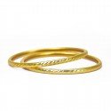 Golden Simple Daily Wear Pipe Bangles for Girls