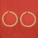 Gold Plated Urvasi Mango Anklets