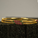 Trendy Designer Heart Open Bangles