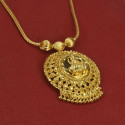 Gold Plated Ethnic Lakshmi Enamel Necklace