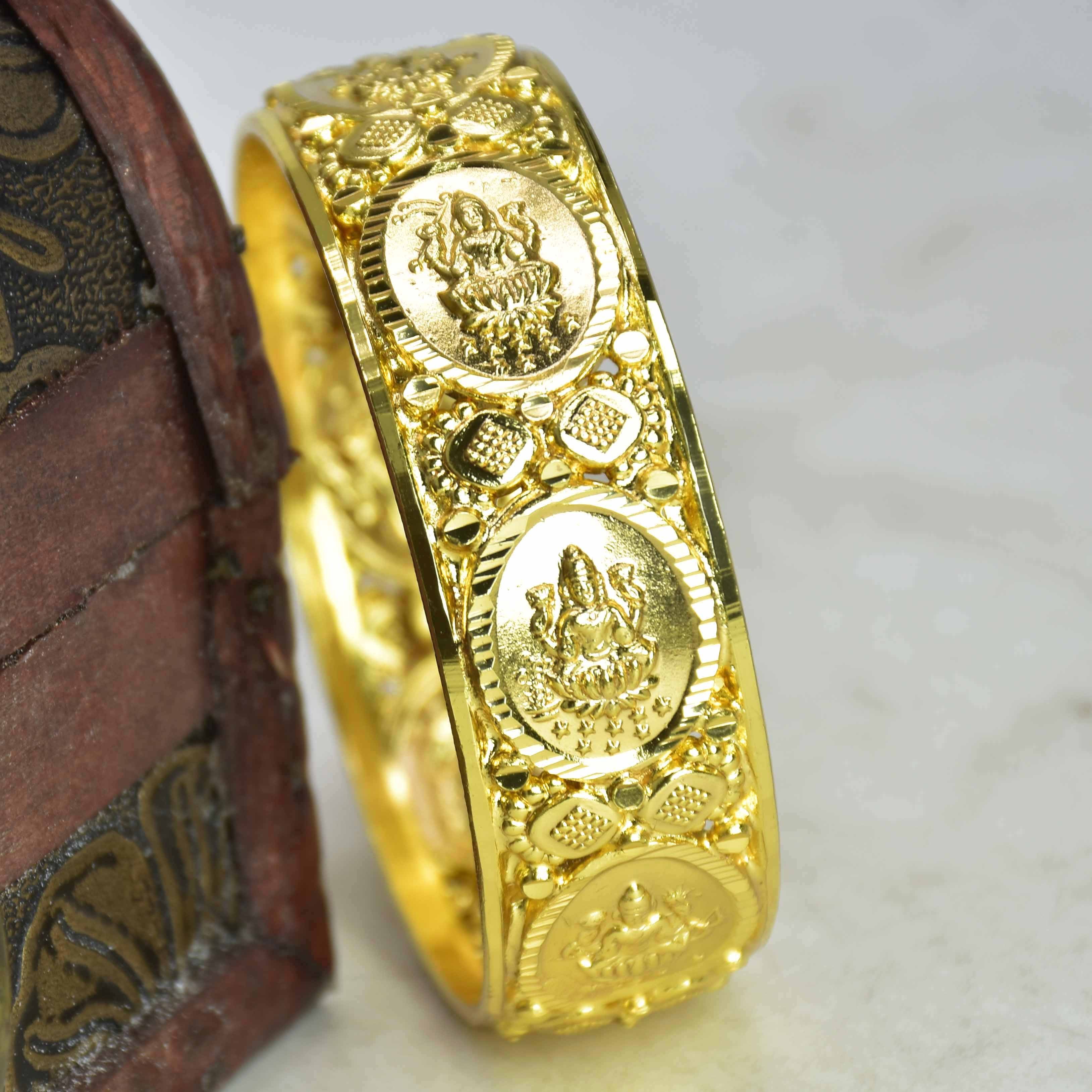 Lakshmi on sale bangles gold