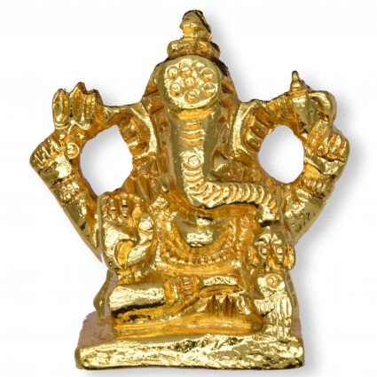 Gold Plated Buddhipriya/Vinayaka idols