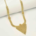 Gold Plated South Indian Bridal Ball Necklace