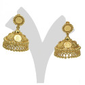 Gold Plated Ethnic Coin/Kasu Umbrella Jumkas Earrings