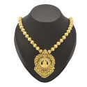 Elegant Traditional Lakshmi Ruby Necklace