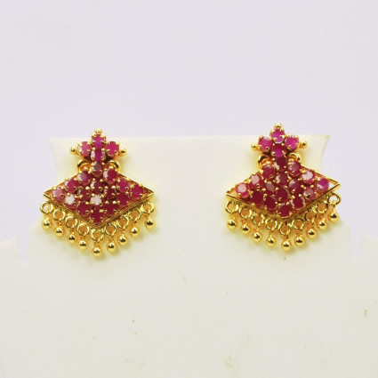 Stylish Gold Plated Adial Studs