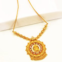 Ethnic Classic Lakshmi MC Ball Big Stone Pendant Necklace