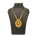 Ethnic Classic Lakshmi MC Ball Big Stone Pendant Necklace