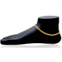 One Gram Gold Thick Rail Anklets For Women