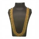 Gold Plated Semi-precious Stones Pichimottu Long Necklace