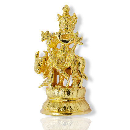 One Gram Gold plated Kubera Idol