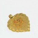 Micro Gold Plated Traditional Om Thali Pendant