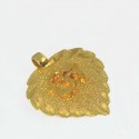 Trendy Gold Plated Traditional Om Thali Pendant