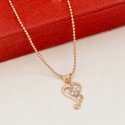 Fancy Love Heart Pendant Chain For Girls