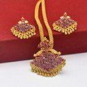 Classy Gold Plated Adial Pendant Set For Girls and Women