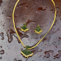 Gold Plated Adial Pendant Set