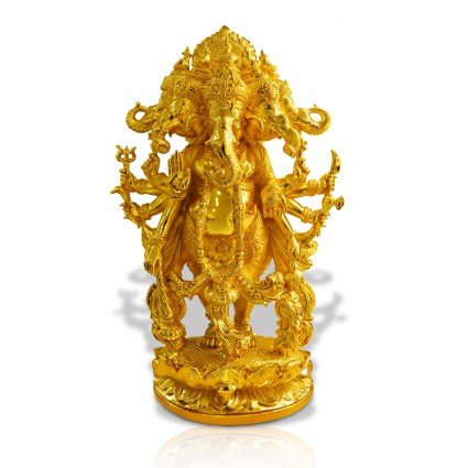 Heramba Ganapati Five Head Panchamukhi Idol 