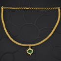 Designer Urvasi Choker Necklace With Palakka Pendant