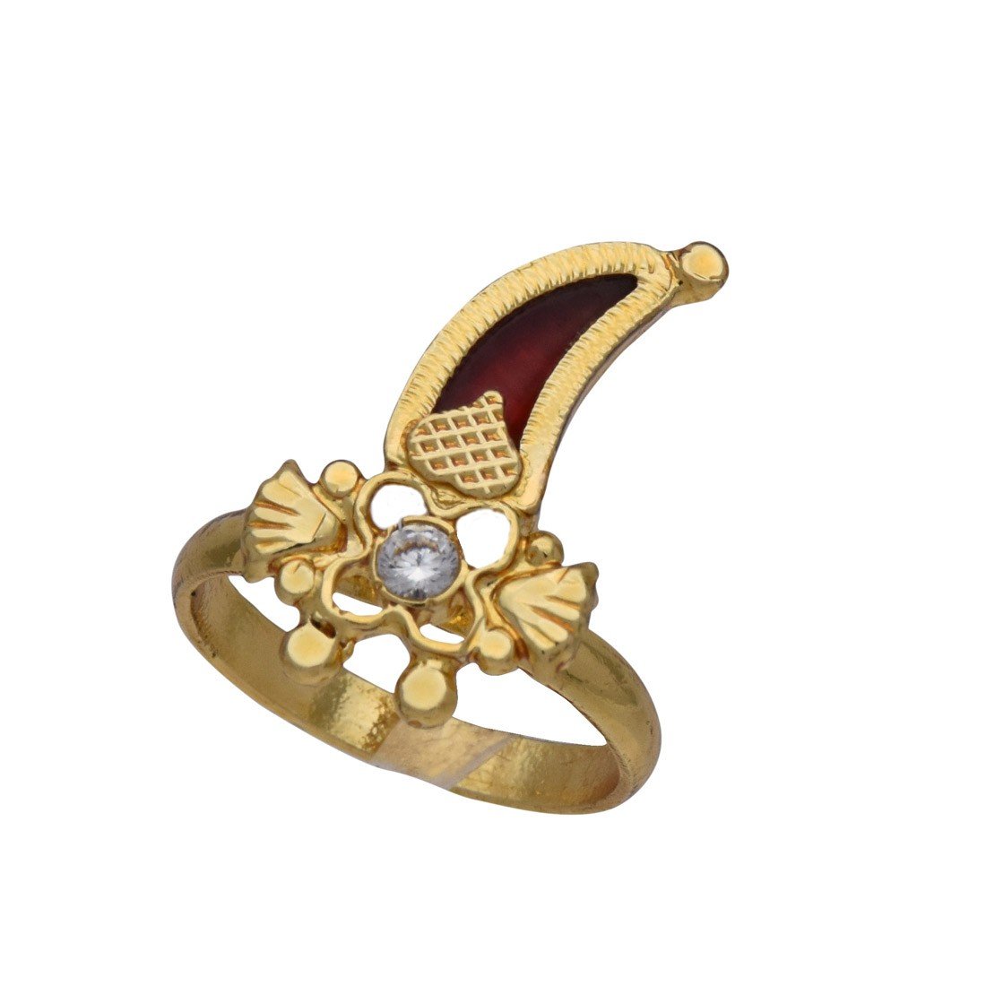 Buy Mishti Stone Ring | 92.5 Gold Plated Stone Rings Online – The Amethyst  Store