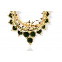 Premium Gold Plated Traditional Green Palakka Armlet