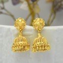 Southindian Gold Plated Jhumki Earrings For Girls