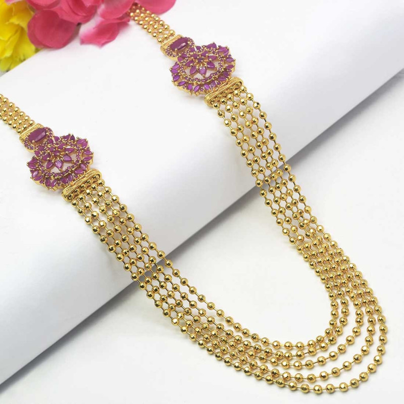 multi layer long necklace