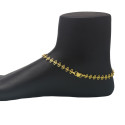 Micro Gold Plated Delicate Eye Design Anklets Payal
