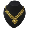 Classic Designer Jasmine Gold Plated Bridal Necklace