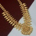Kerala Traditional Gold Plated Mullamottu Necklace