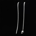 Trendy Silver Tone Flat Designer Chain Anklets With Bells that Jingle
