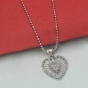 Imitation Fancy Stone Heart Chain With Pendant