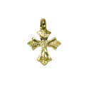 Designer Gold Plated Cross Thali Pendant