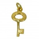 Cute Gold Plated Small Key Pendant