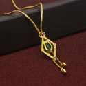 Gold Plated Nagapadam Pendant Chain For Girls