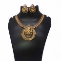Antique Chettinad Kemp Lakshmi Kash Necklace Set