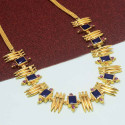 Gold Plated Square Stone Jasmine Necklace