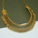 Stunning Gold Plated Jasmine Buds Stone Necklace