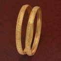 Gorgeous Pair of Gold Plated Designer Bangles