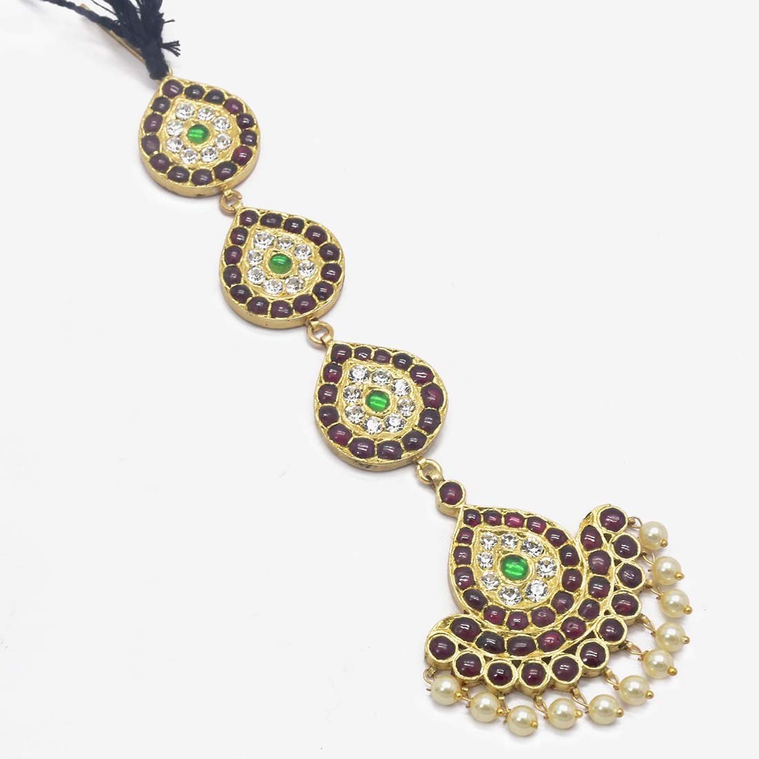 Temple jewellery maang tikka on sale online